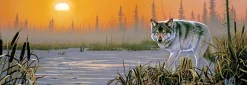 SUNSOUT Panorama|Dieren<Winter Sunrise - legpuzzel van 500 XXL stukjes