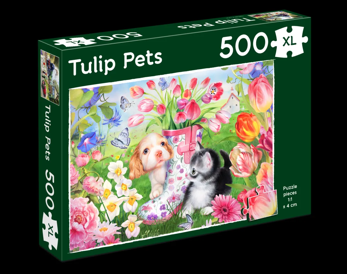 Tucker's Fun Factory Tekening|500-999<Tulip Pets - 500XL stukjes